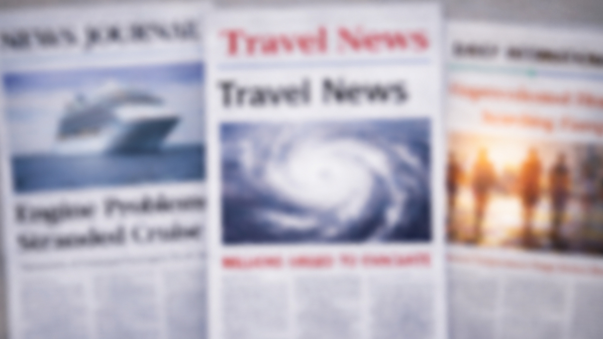 Travel News Landing Page Hero